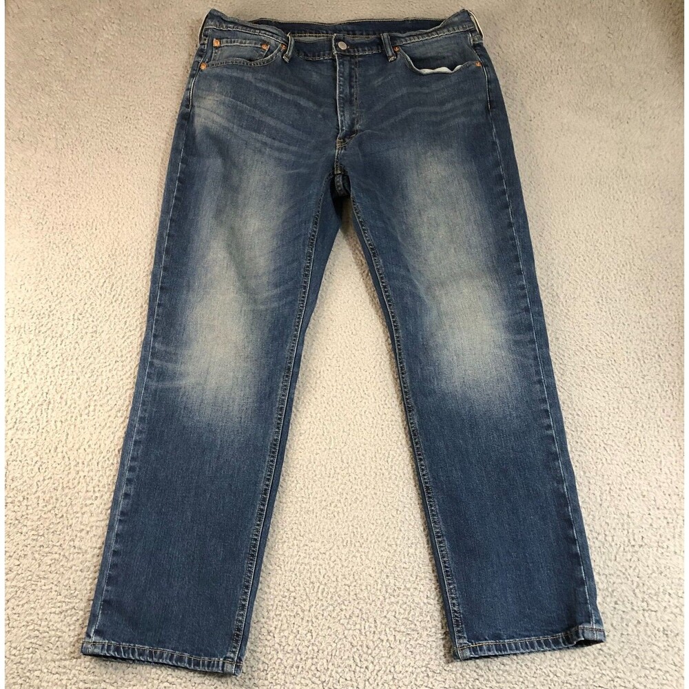 Levi‎ 541 Jeans Mens 38x32 Blue Straight Rocker Cowboy Denim Dark Wash Preppy
